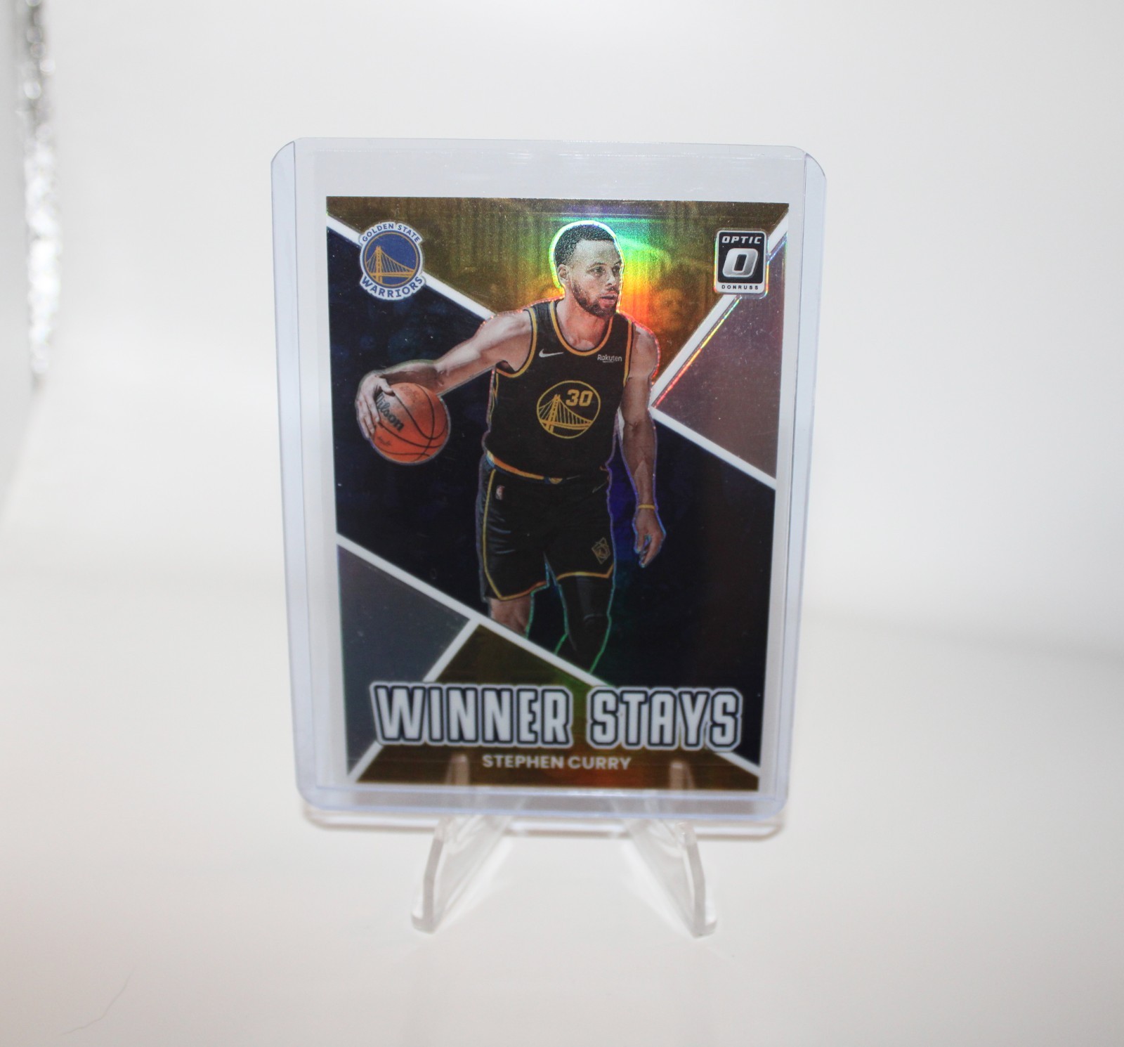 2022-23 Panini Donruss Optic Stephen Curry Winner Stays Silver Holo Prizm SP