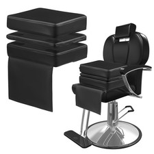 HOMBYS Adjustable Salon Booster Seat for Kids Leather Children Cushion for Ba...