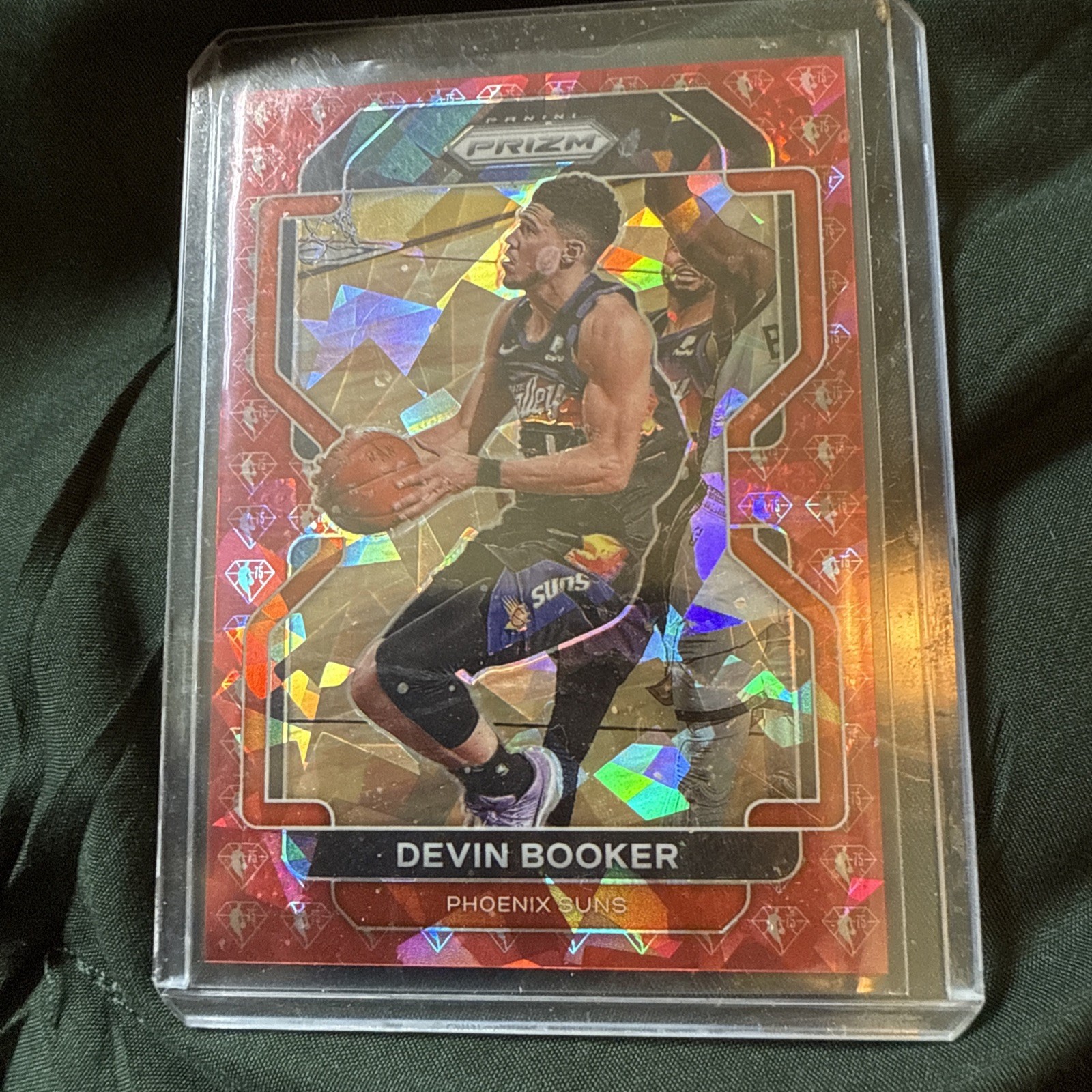 2021-22 Panini Prizm Devin Booker #203 NBA 75th Anniversary Diamond Prizm /75
