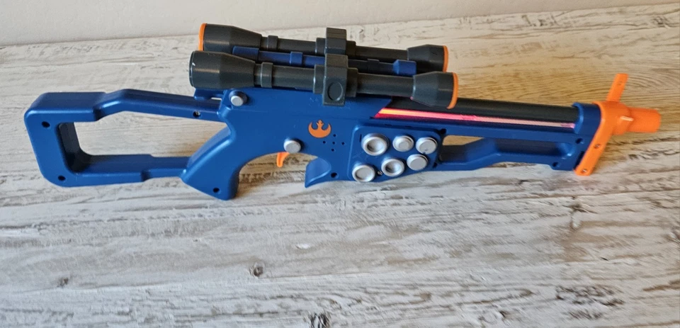 Игрушечный бластер Star Wars Chewbacca Bowcaster Arbalete легкие звуки Disney Parks - Изображение 2 из 4