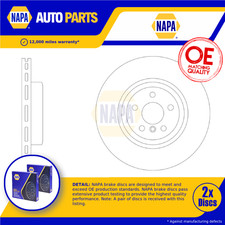 2x Coppia Dischi Freno Ventilati per BMW X5 G05 Posteriore 3.0 3.0D 2018 su 345mm Set NAPA