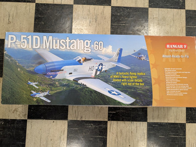 Hangar 9 P-51D Mustang 60 ARF 65in Wingspan