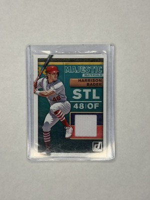 HARRISON BADER 2019 DONRUSS ''MAJESTIC MATERIALS''  JERSEY PATCH