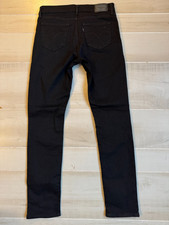 Levi's 311 shaping skinny black denim jeans size 28 women's 29"