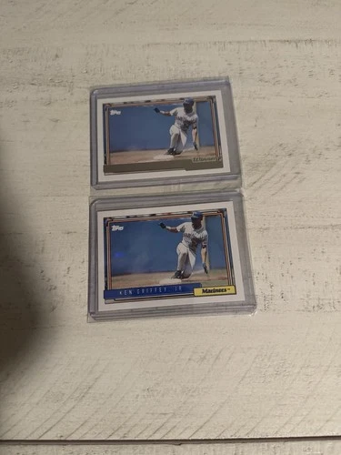 1992 Topps - Ken Griffey Jr #50 Gold Winner Card#50 And Basecard#50 2 Card Lot