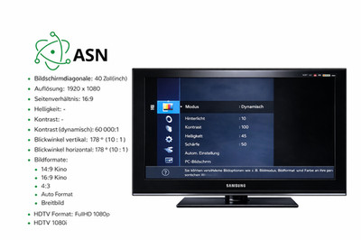 Samsung 40-Zoll-Fernseher LE40B530 , Full hd1920 x 1080
