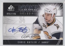 2009 SP Game Used Edition Rookie Exclusives 96/100 Chris Butler #RE-CB Auto 0f2