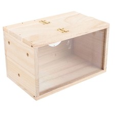  Wood Parakeet Nest Bird Breeding Box Budgie Nesting Boxes Small Pet