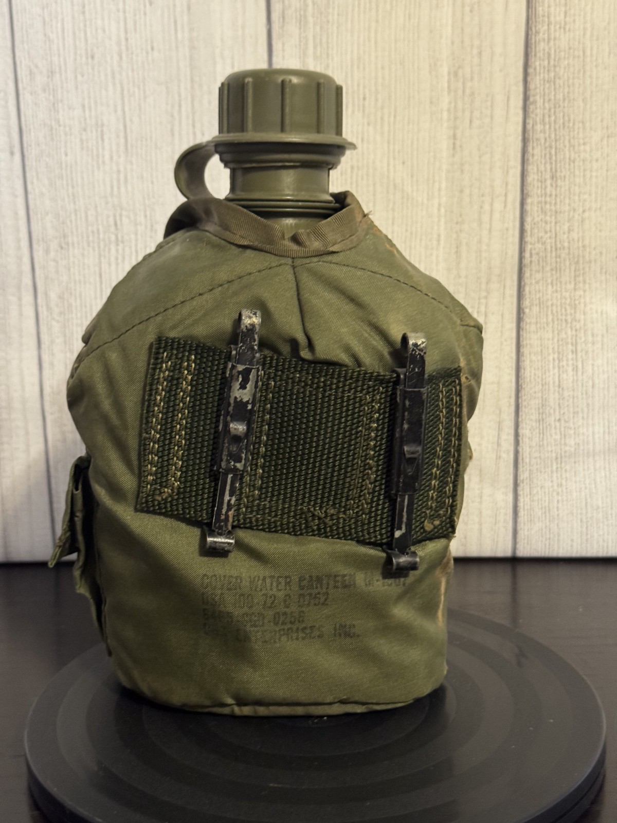 U.S. Military Canteen with OD Cover NSN 8465-00-860-0256 • Vintage Issue Gear