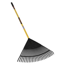 SEYMOUR MIDWEST 40872GRA Leaf Rake,26 Tines,Fiberglass Handle 44VM11