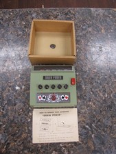 Draw Poker Model Waco Battery Operated Casino Game -Working -w/ Directions- 1971
