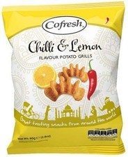 Cofresh Chilli & Lemon Potato Grills 80g x 12