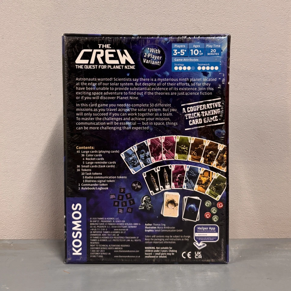 The Crew - Quest for Planet Nine - Brand New Sealed Card Game - Thames & Kosmos - Image 2 of 2