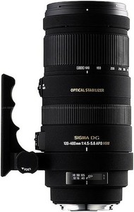 Sigma 120-400mm f4.5-5.6 APO DG OS HSM Canon EF Fit Photography Camera Lens
