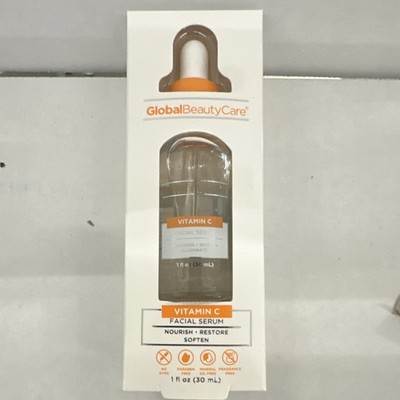 Global Beauty Care Vitamin C Facial Serum 1 fl oz Niacinamide Licorice Nourish