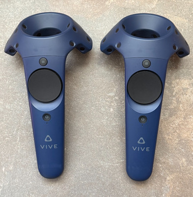 HTC Vive Pro Controller Wand 2.0 Index Blue 2PR7200 VR Remotes Controls Set of 2