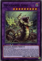 Hecahands Xeno PHRE-EN007 Super Rare 1st Edition