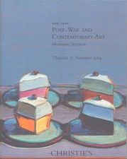 POST-WAR AND CONTEMPORARY ART --MORNING SESSION Thursday 11 November 2004