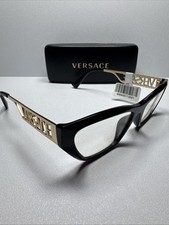Versace Italy A GB1 55 18 145 Black Eyeglasses JJ12