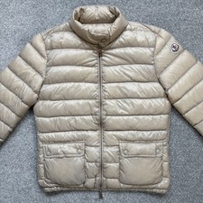 Women?s Moncler Lans Beige Puffer Jacket Size 1 UK6 100% Authentic