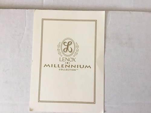 2000 LENOX MILLENNIUM MESSENGERS OF HARMONY PLATE & BOX; #7194; NIB - Picture 9 of 9