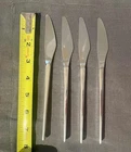 Reed & Barton Dimension 1961 Sterling Silver – Set of 4 Butter Knives 7-3/8" MCM
