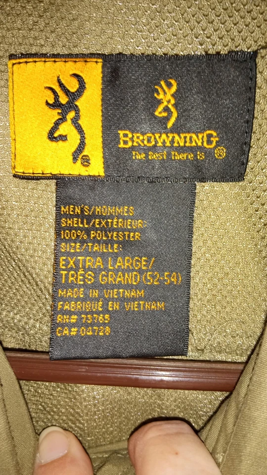 Browning "Show Me Birds" Resort Long Sleeve Hunting Shooting  Shirt Size XL - Image 4 of 4