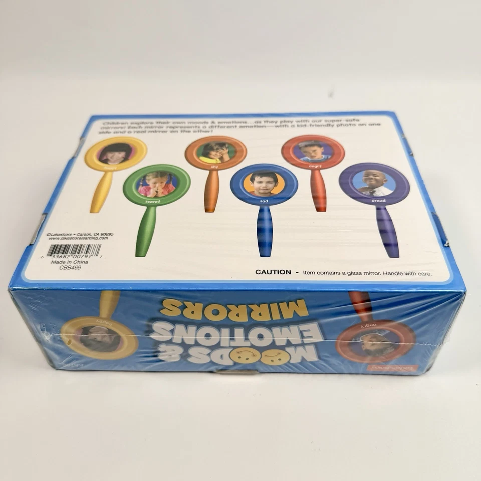Набор зеркал Lakeshore Moods & Emotions AA708 — новые запечатанные — инструмент для обучения SEL - Изображение 4 из 4