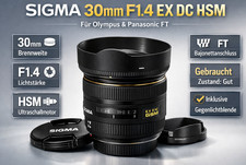 📸 Sigma EX 30 mm 1.4 DC HSM 📸Obiettivo fotografico fotocamera obiettivo per Olympus/Panasonic FT
