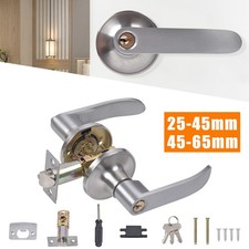 Home Entry Lever Three-Handle Door Lock Set Bathroom Entrance Passage With Key