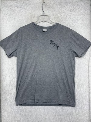 Nike Shirt Mens XL Extra Large Grey Short Sleeve USATF Track & Field Running