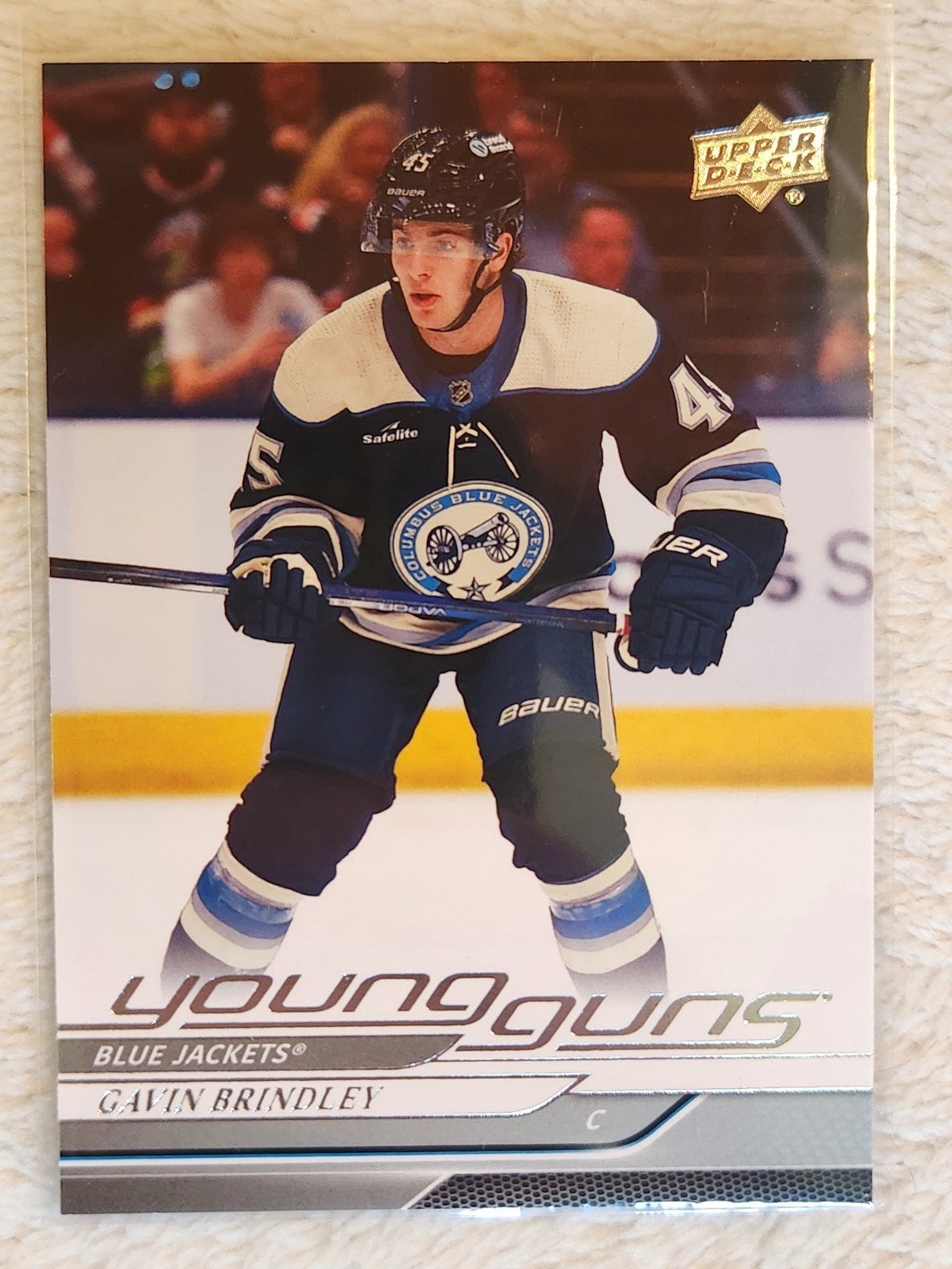 2024-25 Upper Deck Series 1 - Young Guns Gavin Brindley #207 RC