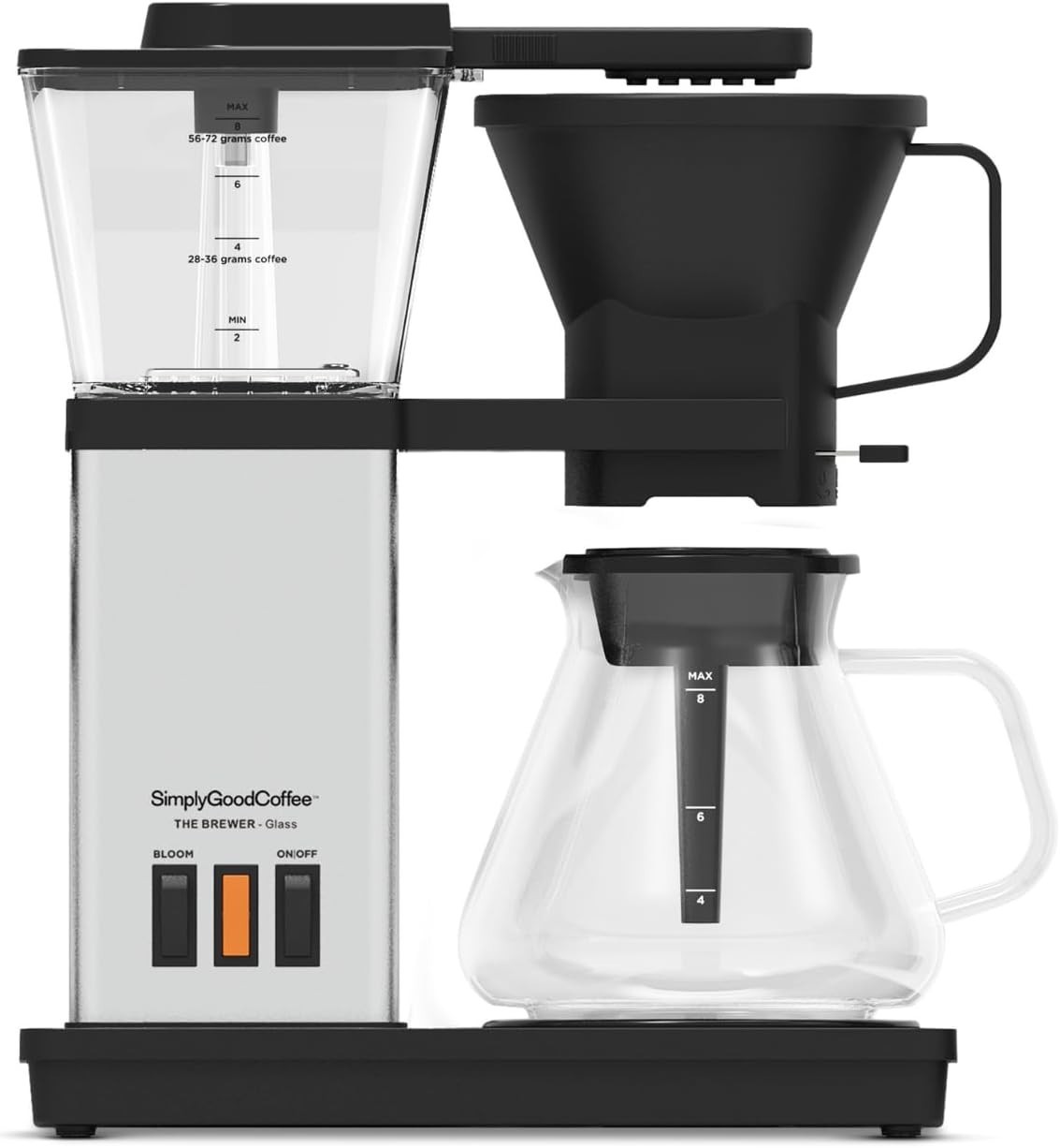 SimplyGoodCoffee Coffee Maker / Coffee Machine. 8 Cup Automatic Drip Pour Over