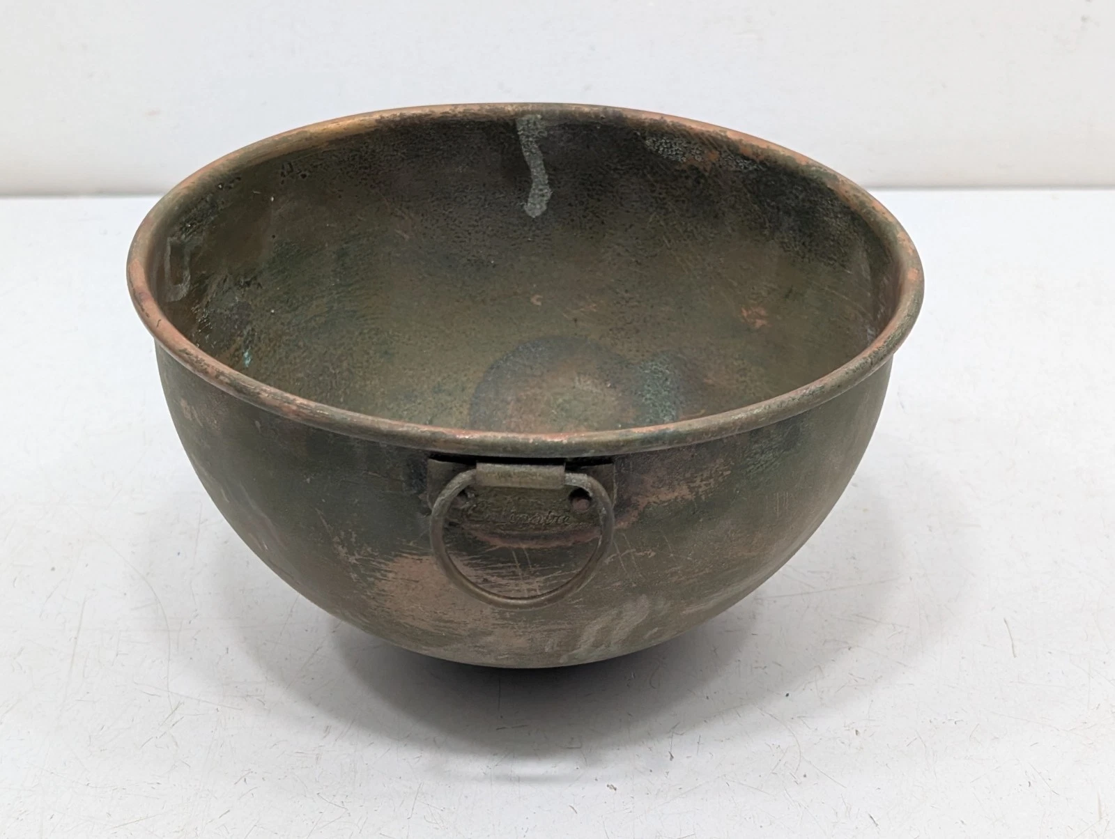 Vintage Copper Mixing Bowl By Culinaire Small Bowl Liner Antique Cooking Baking