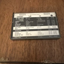 Rare Touch And Go Records Fall 1992 Cassette Tape Jesus Lizard Superchunk