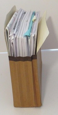 Folder full of Loose North Florida Water Resources Papers - 7 lbs - see photos