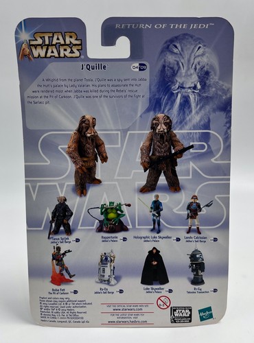 Star Wars J'Quille Figure Jabba's Barge Hasbro Il Ritorno dello Jedi Sigillato NUOVO - Foto 4 di 4