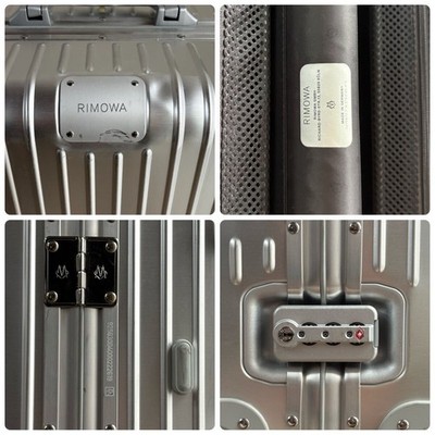 Rimowa Original Check In M 60L Silver 4-wheels Carry Case Suitcase
