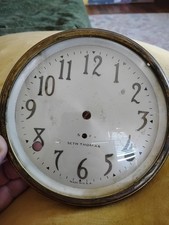 Antique  Seth Thomas Clock Dial (o) With Glas...