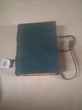 LEATHER VILLAGE Leather Bound Floral Embossed Journal  200 Pages, 8”X6”