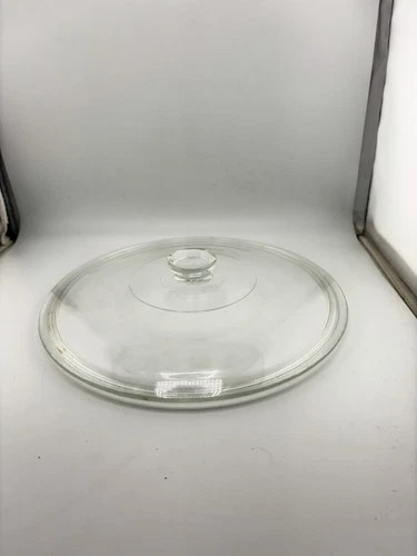 Pyrex 623C Vintage Round Clear Glass Replacement Lid 7 3/4" Fits 1.5 Qt Dish