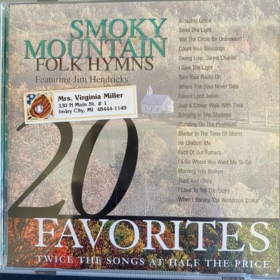 Jim Hendricks - Smoky Mountain Folk Hymns CD 1997 Gospel Folk Greentree