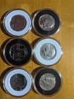 1964 50c Proof Kennedy Silver Half Dollars Lot of 6