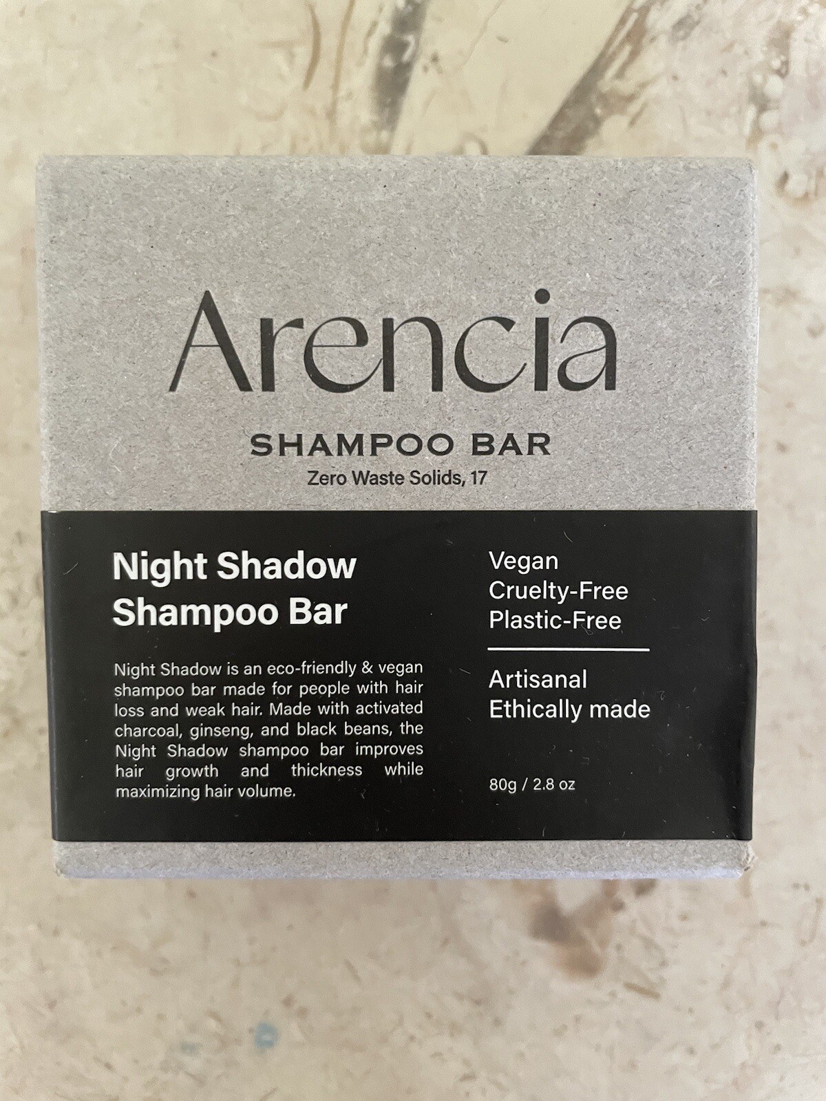 SEALED Arencia NIGHT SHADOW Solid Shampoo Bar Helps HAIR LOSS eBay