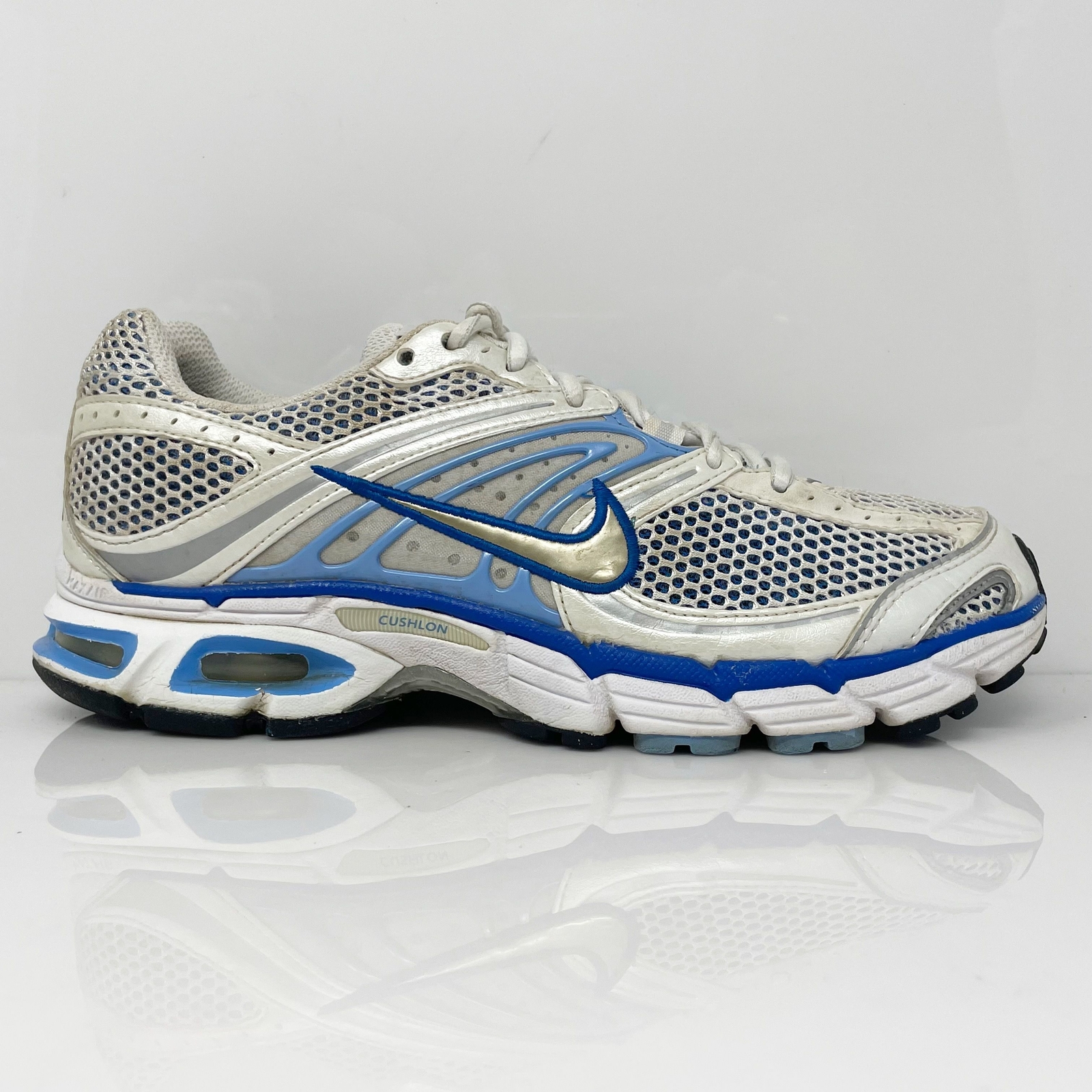 Nike Womens Air Max Moto 6 Plus 324492-191 Silver Running Shoes Sneakers Sz  7.5 | eBay