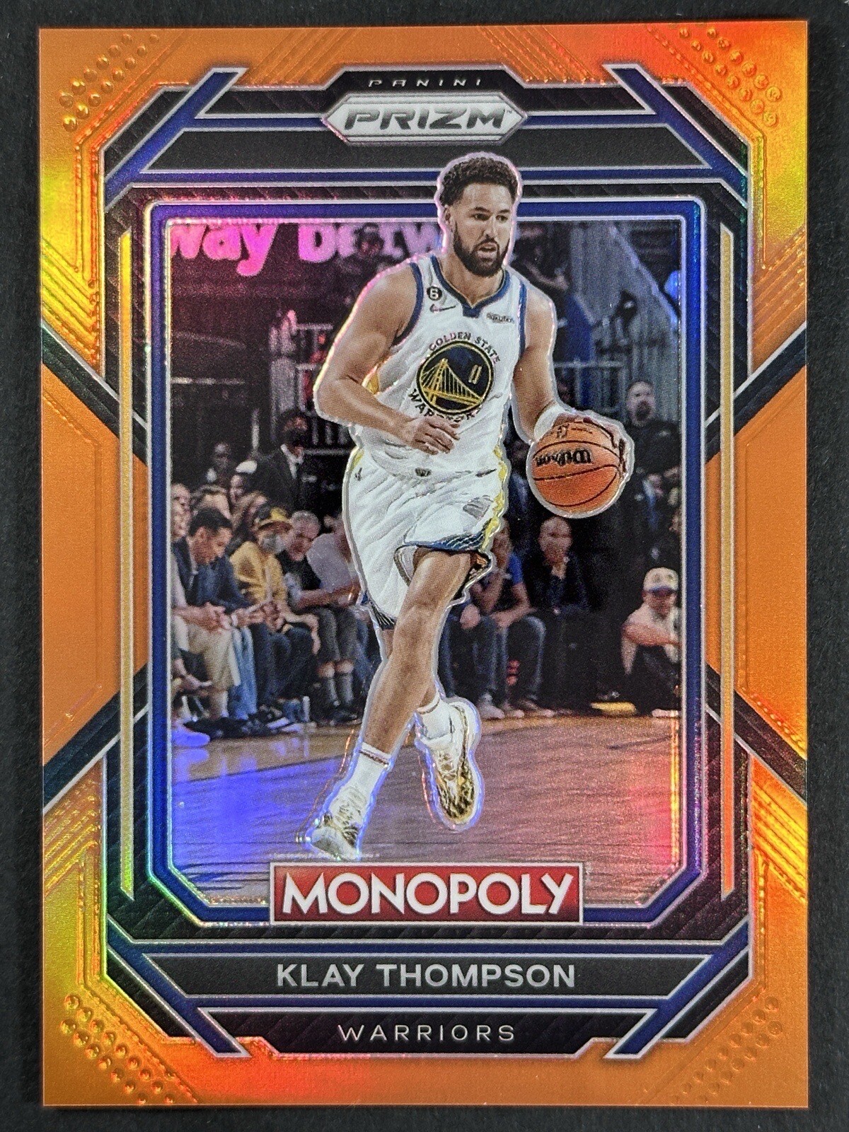 2022-23 Panini Monopoly Prizm Klay Thompson Orange Prizm /124 #29