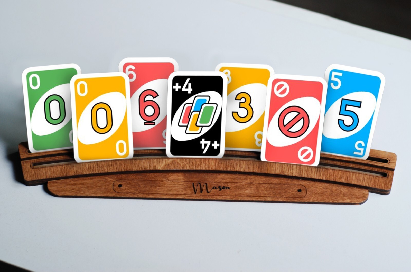 Card holder for board games / Tabletop Gaming Card Rail / Player Card Display Sh-image