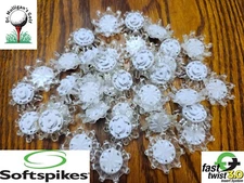 28 TRANSLUCENT/CLEAR/WHITE Pulsar Fast Twist 3.0 SoftSpikes Spikes Cleats