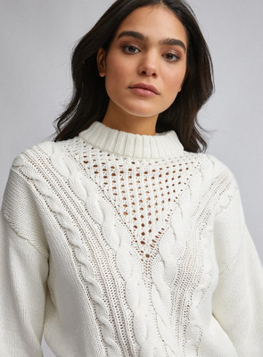 dorothy perkins cable knit jumper