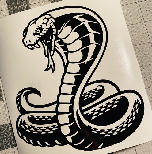 Vinyl Decal for Window - Cobra Snake, Various Colors & Sizes - Picture 3 of 6